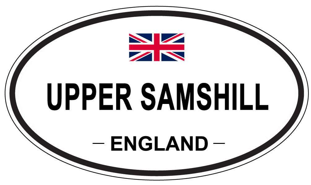 UPPER SAMSHILL, England - Oval Magnet