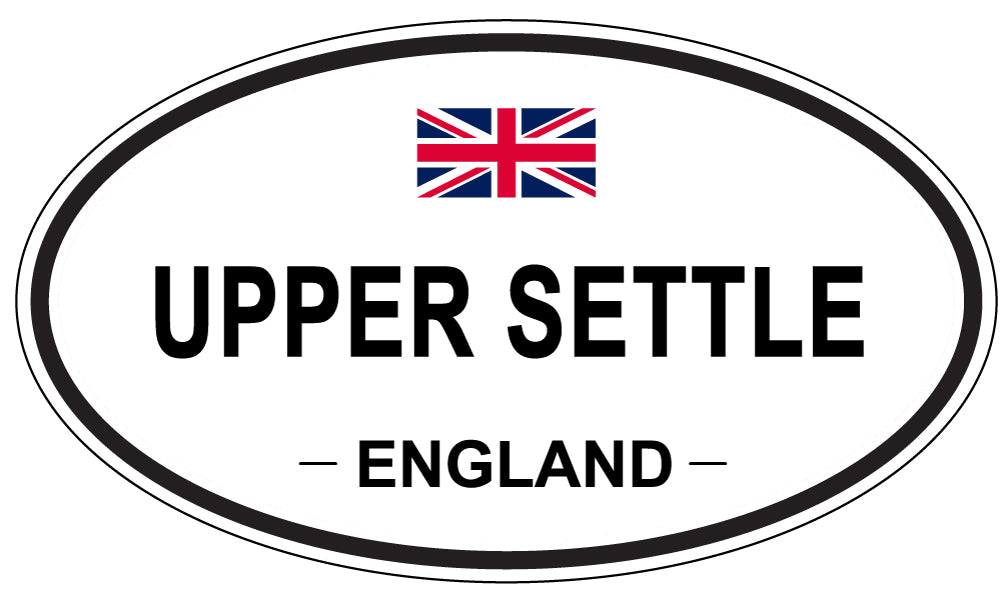 UPPER SETTLE, England - Oval Magnet