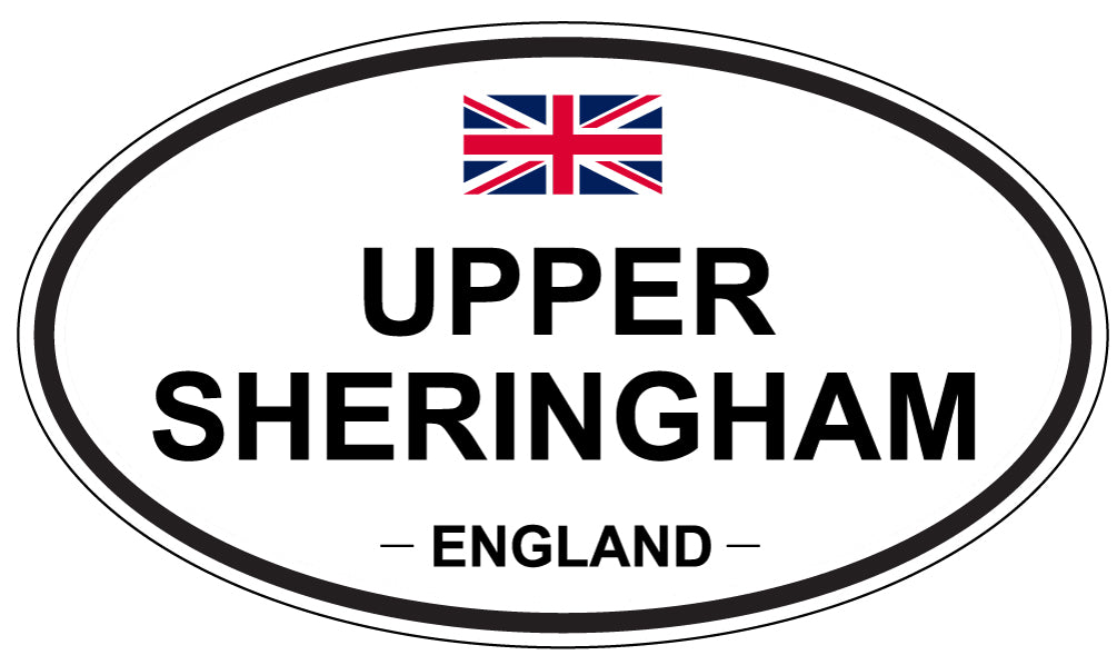 UPPER SHERINGHAM, England - Oval Magnet