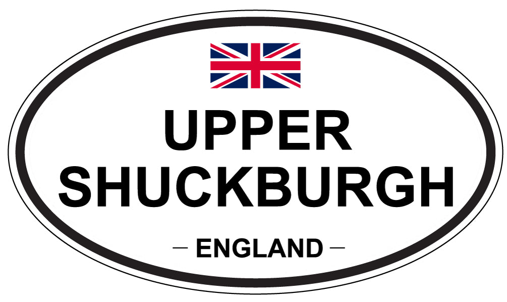 UPPER SHUCKBURGH, England - Oval Magnet