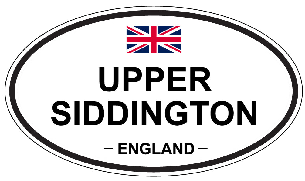 UPPER SIDDINGTON, England - Oval Magnet