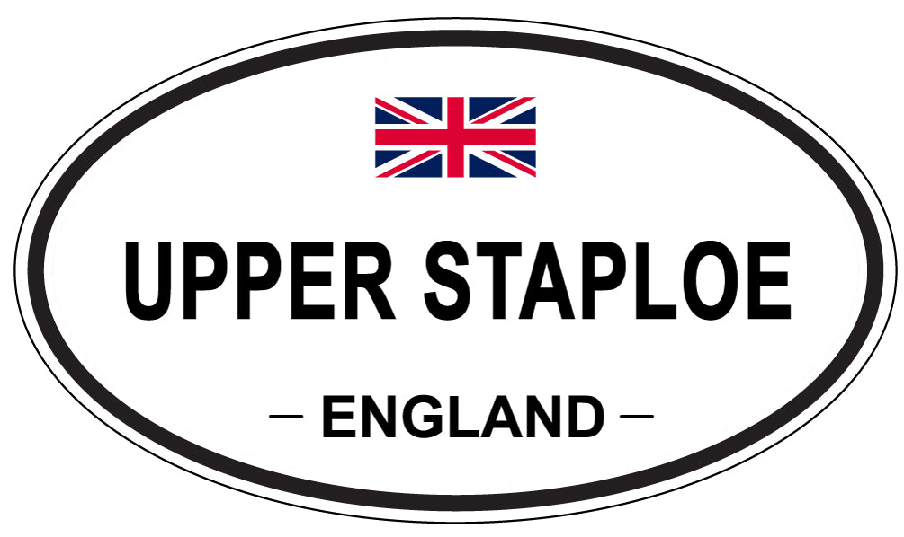 UPPER STAPLOE, England - Oval Magnet