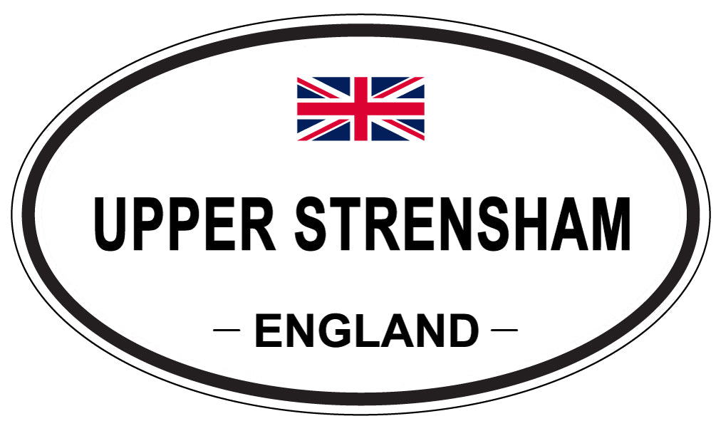 UPPER STRENSHAM, England - Oval Magnet