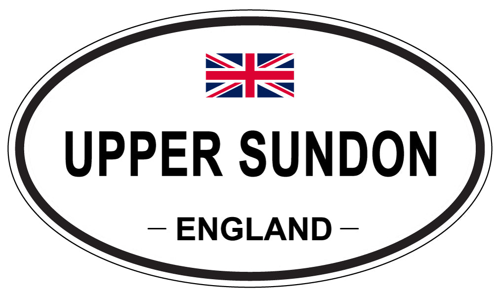 UPPER SUNDON, England - Oval Magnet