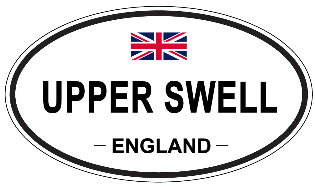 UPPER SWELL, England - Oval Magnet