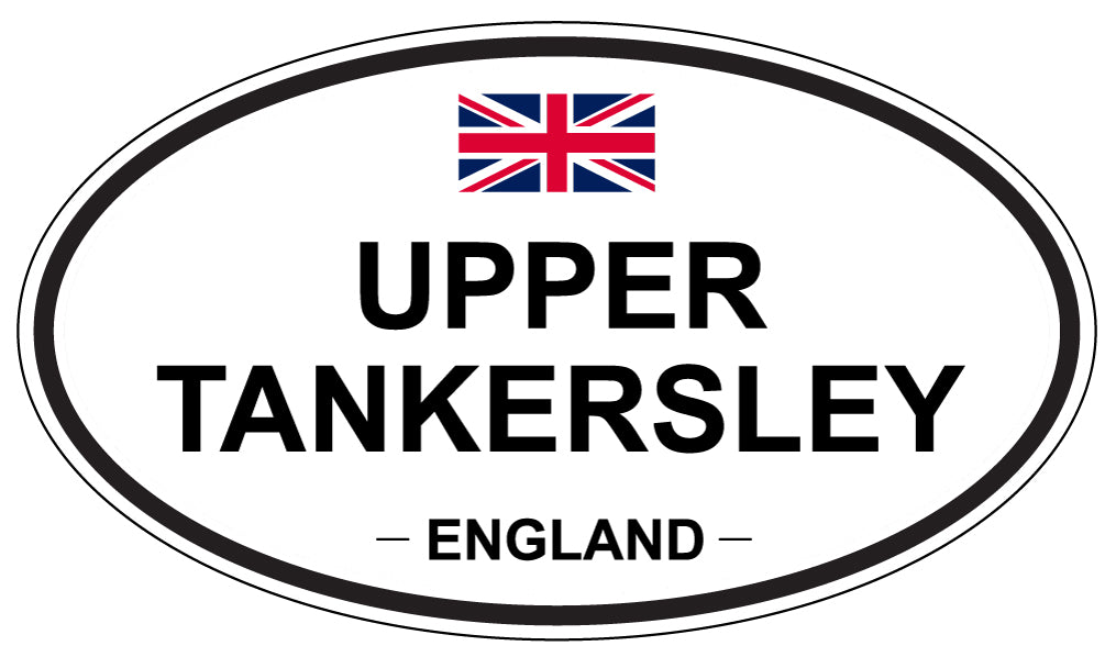 UPPER TANKERSLEY, England - Oval Magnet