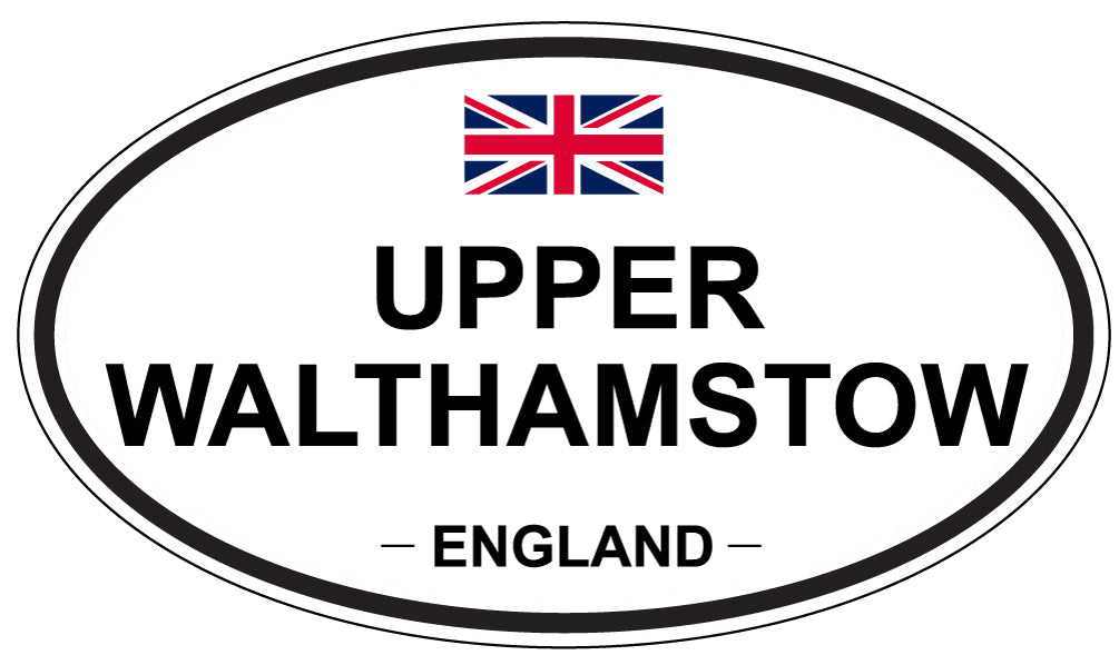 UPPER WALTHAMSTOW, England - Oval Magnet