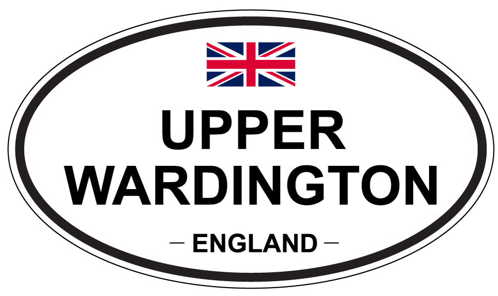 UPPER WARDINGTON, England - Oval Magnet