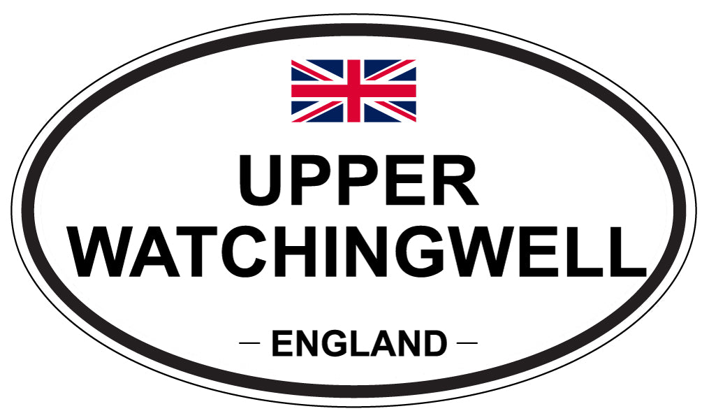 UPPER WATCHINGWELL, England - Oval Magnet