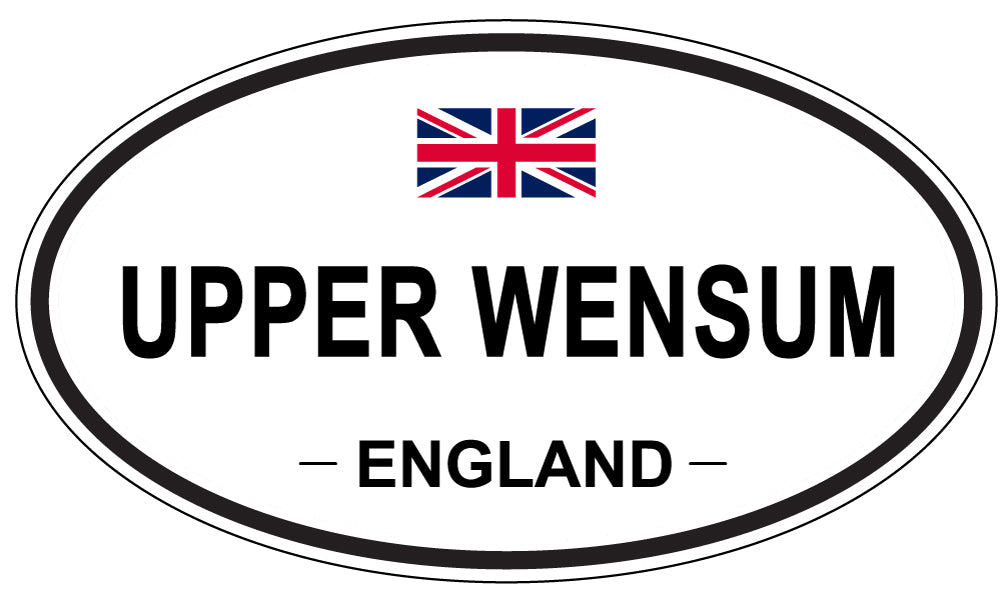 UPPER WENSUM, England - Oval Magnet