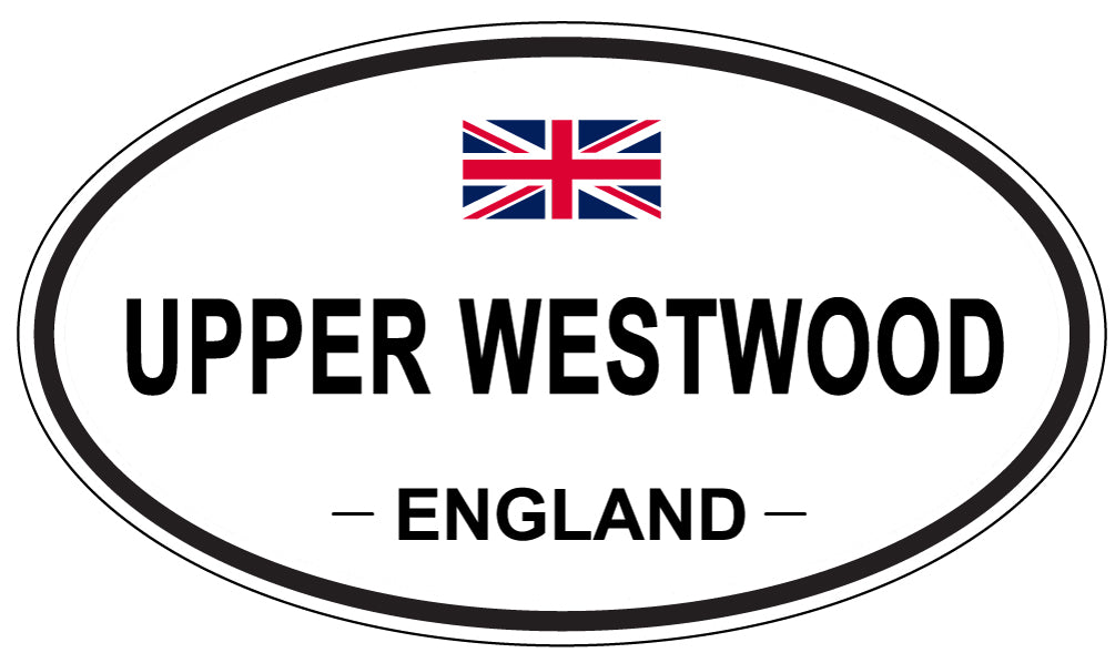 UPPER WESTWOOD, England - Oval Magnet