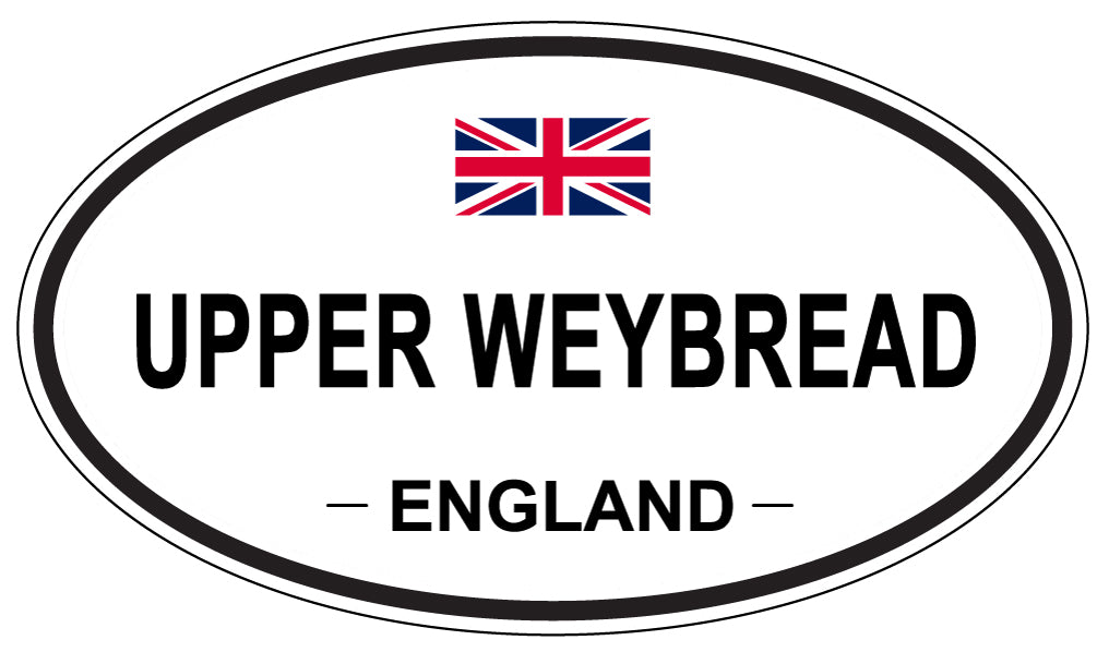 UPPER WEYBREAD, England - Oval Magnet