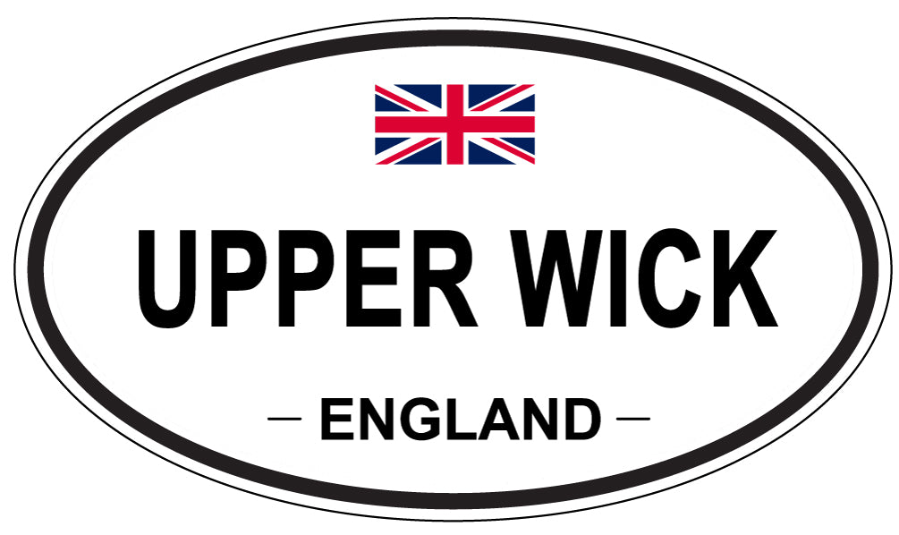 UPPER WICK, England - Oval Magnet
