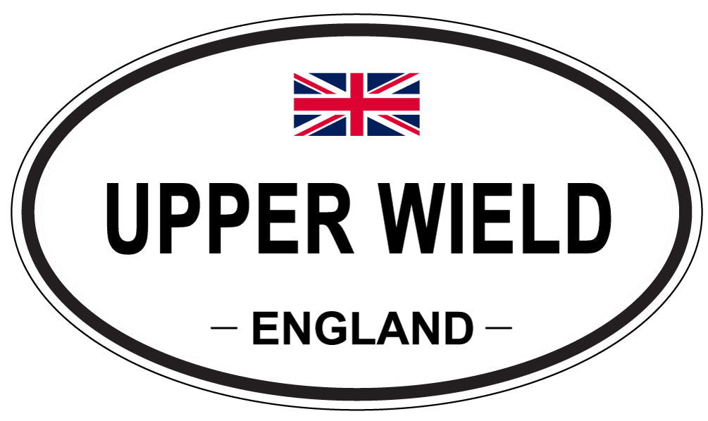 UPPER WIELD, England - Oval Magnet