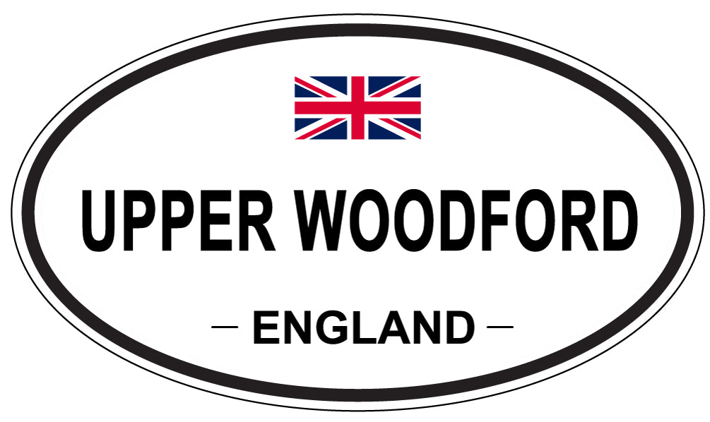 UPPER WOODFORD, England - Oval Magnet