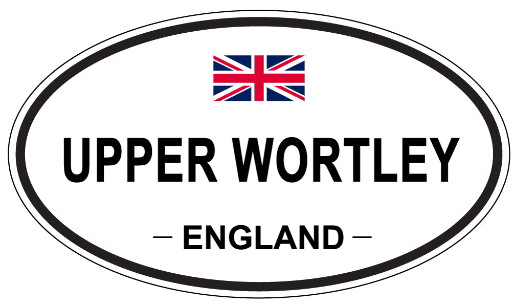 UPPER WORTLEY, England - Oval Magnet