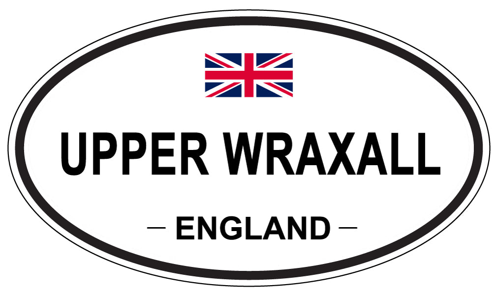 UPPER WRAXALL, England - Oval Magnet