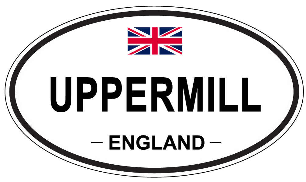 UPPERMILL, England - Oval Magnet