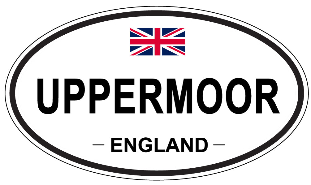 UPPERMOOR, England - Oval Magnet