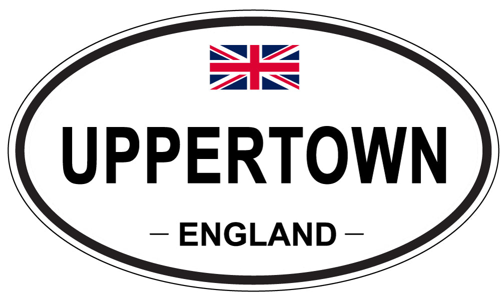 UPPERTOWN, England - Oval Magnet