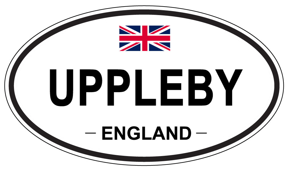 UPPLEBY, England - Oval Magnet