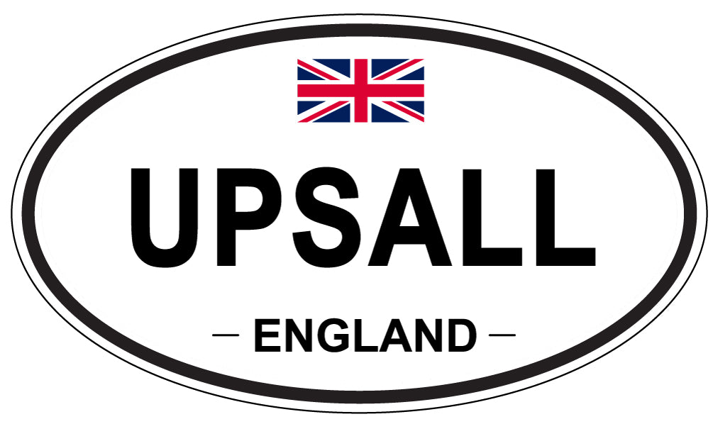 UPSALL, England - Oval Magnet