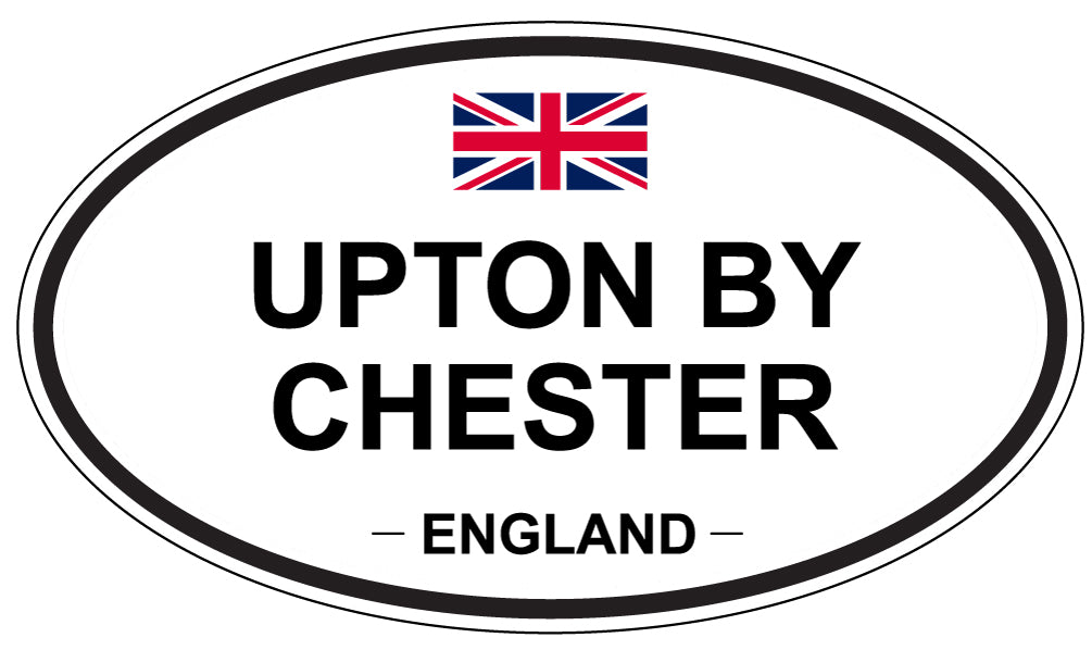 UPTON BY CHESTER, England - Oval Magnet