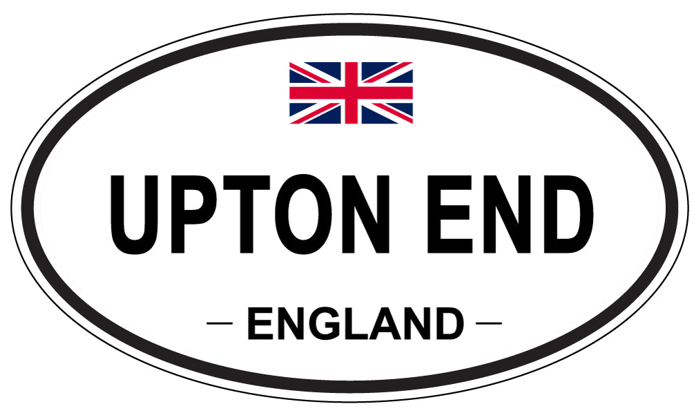 UPTON END, England - Oval Magnet
