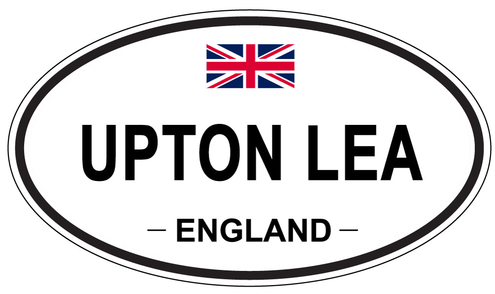 UPTON LEA, England - Oval Magnet