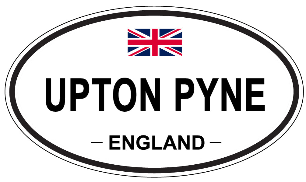 UPTON PYNE, England - Oval Magnet