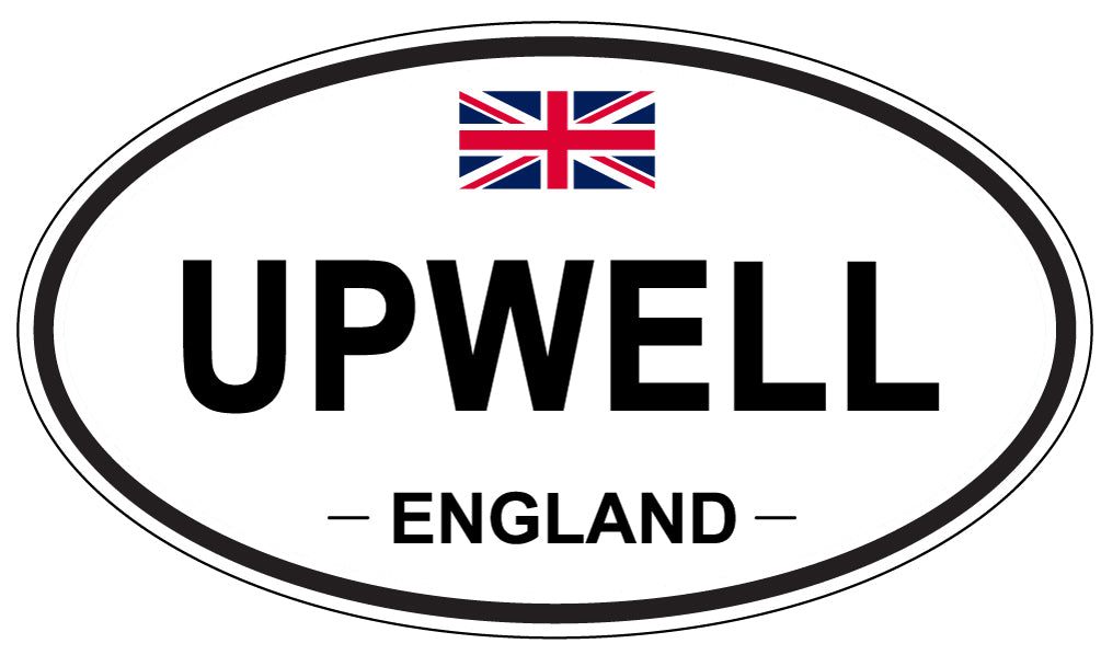 UPWELL, England - Oval Magnet