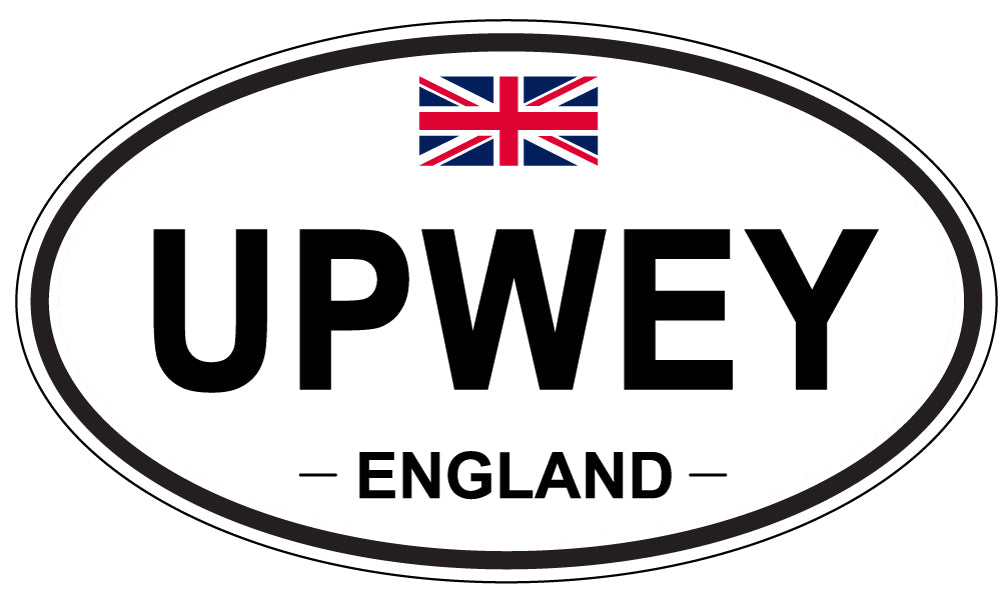 UPWEY, England - Oval Magnet
