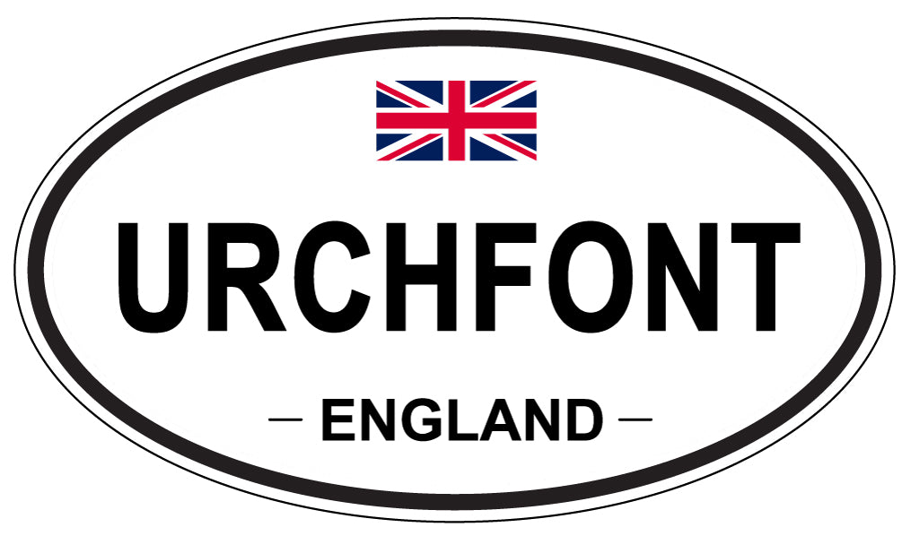 URCHFONT, England - Oval Magnet