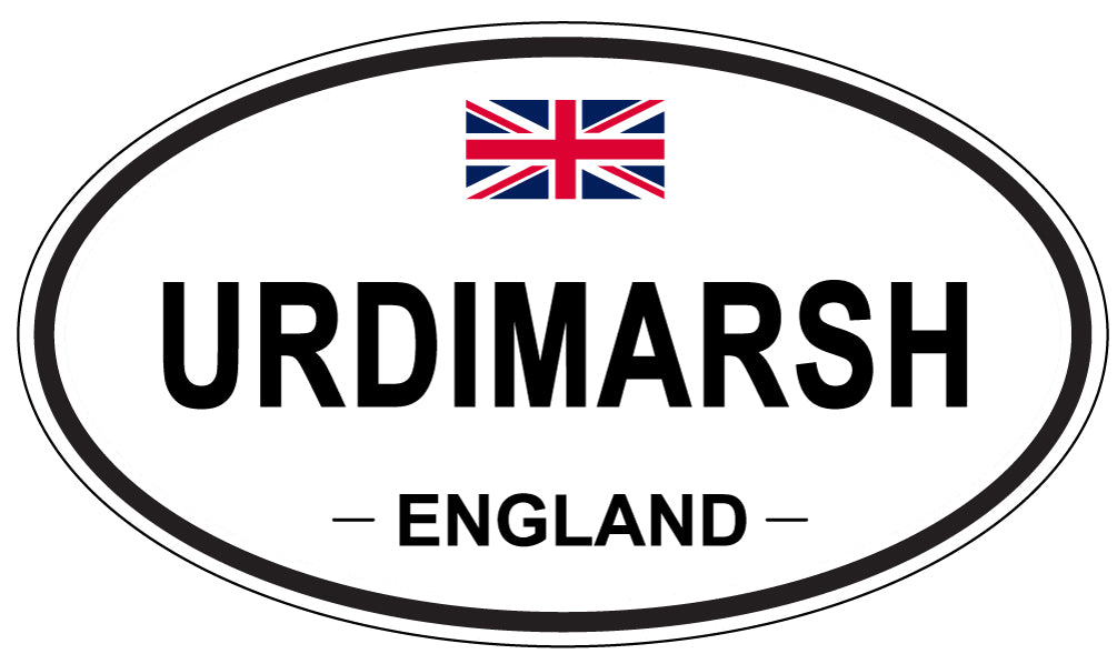 URDIMARSH, England - Oval Magnet