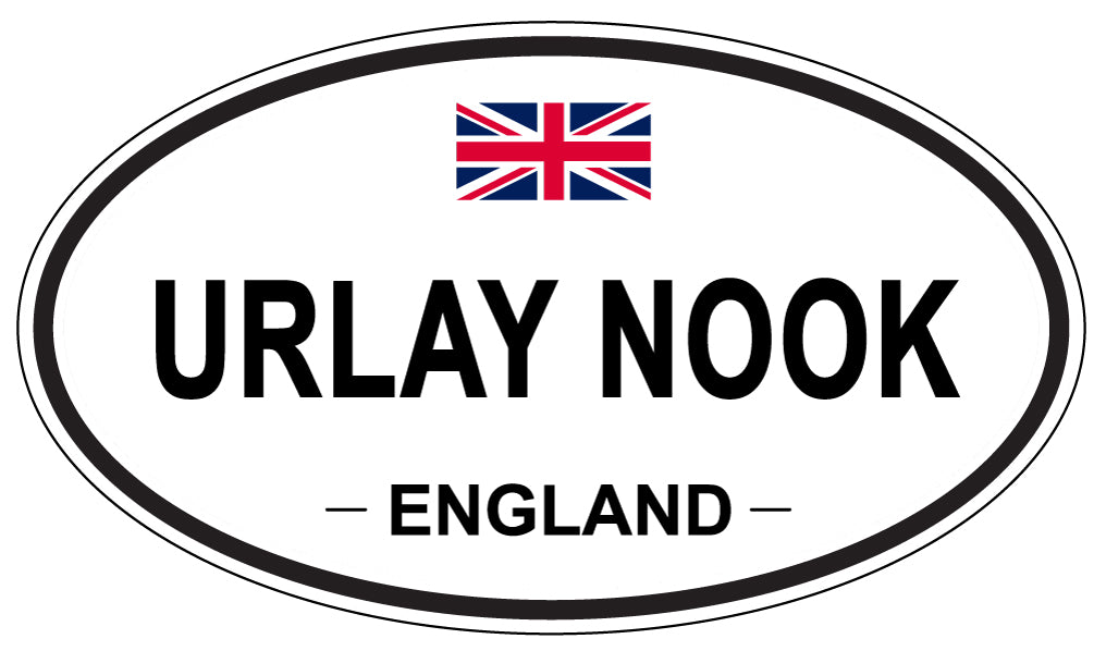 URLAY NOOK, England - Oval Magnet