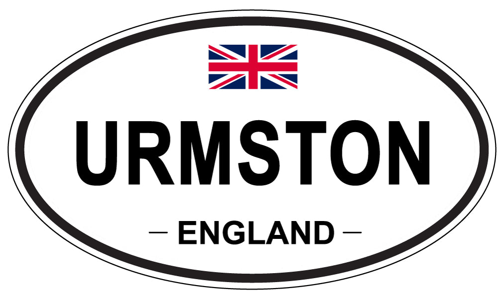 URMSTON, England - Oval Magnet