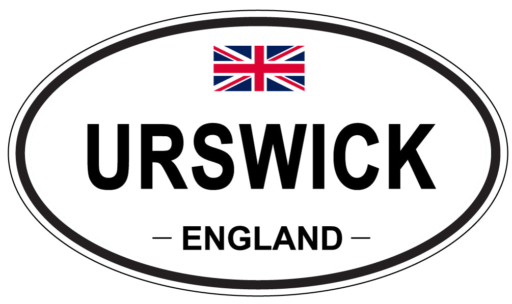 URSWICK, England - Oval Magnet