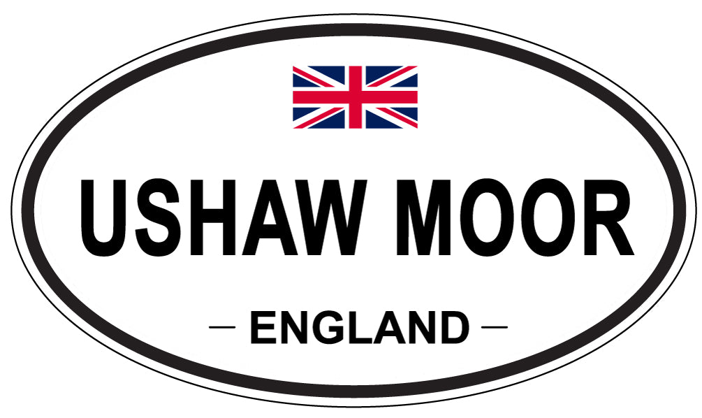 USHAW MOOR, England - Oval Magnet