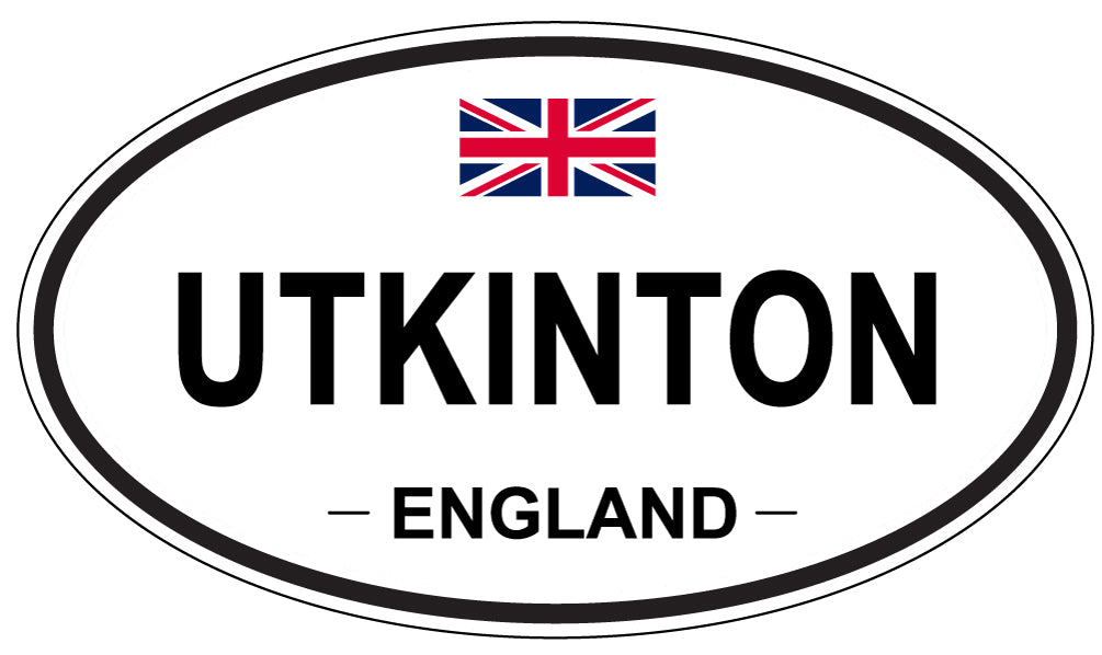UTKINTON, England - Oval Magnet