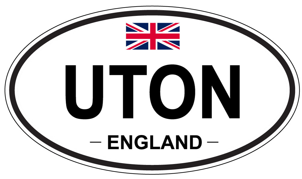 UTON, England - Oval Magnet