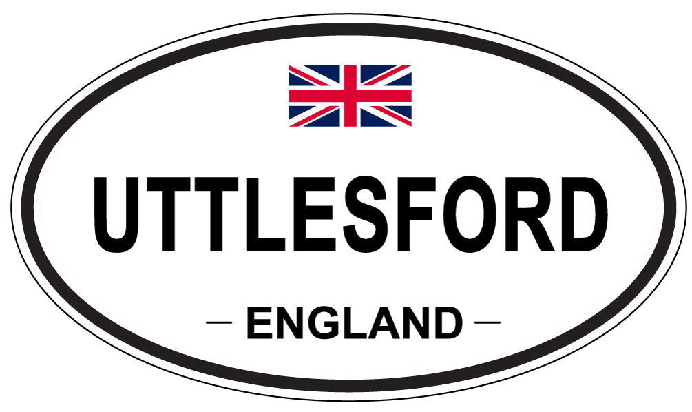 UTTLESFORD, England - Oval Magnet