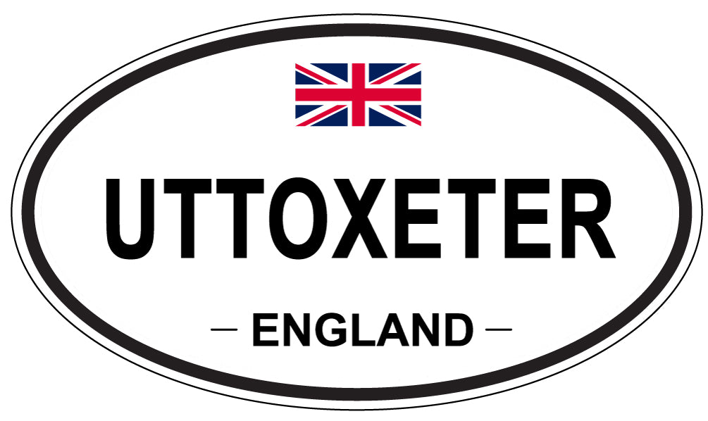 UTTOXETER, England - Oval Magnet