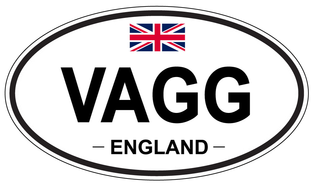 VAGG, England - Oval Magnet