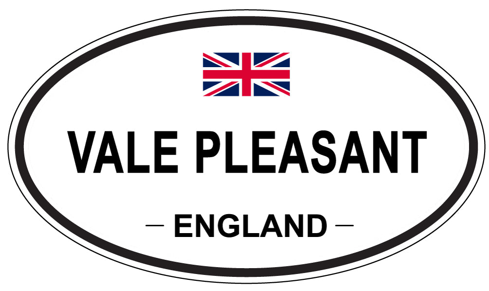 VALE PLEASANT, England - Oval Magnet