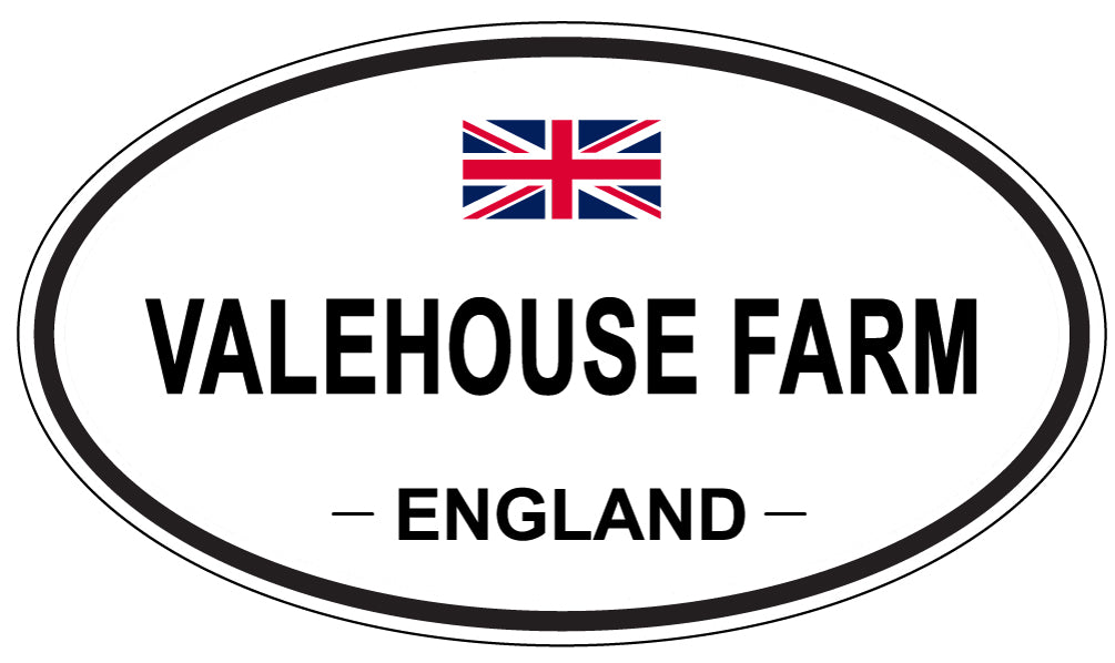 VALEHOUSE FARM, England - Oval Magnet