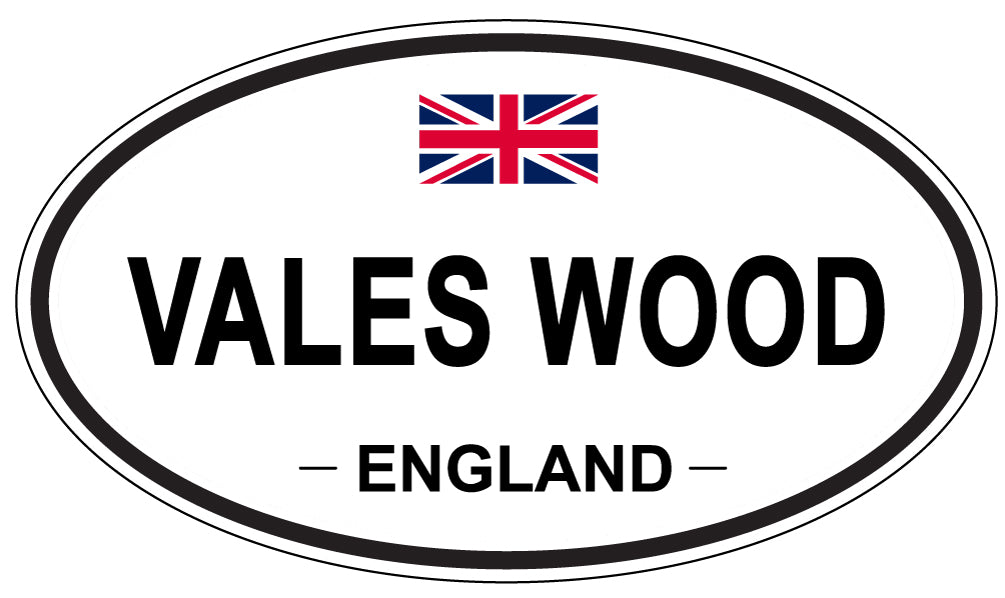 VALES WOOD, England - Oval Magnet