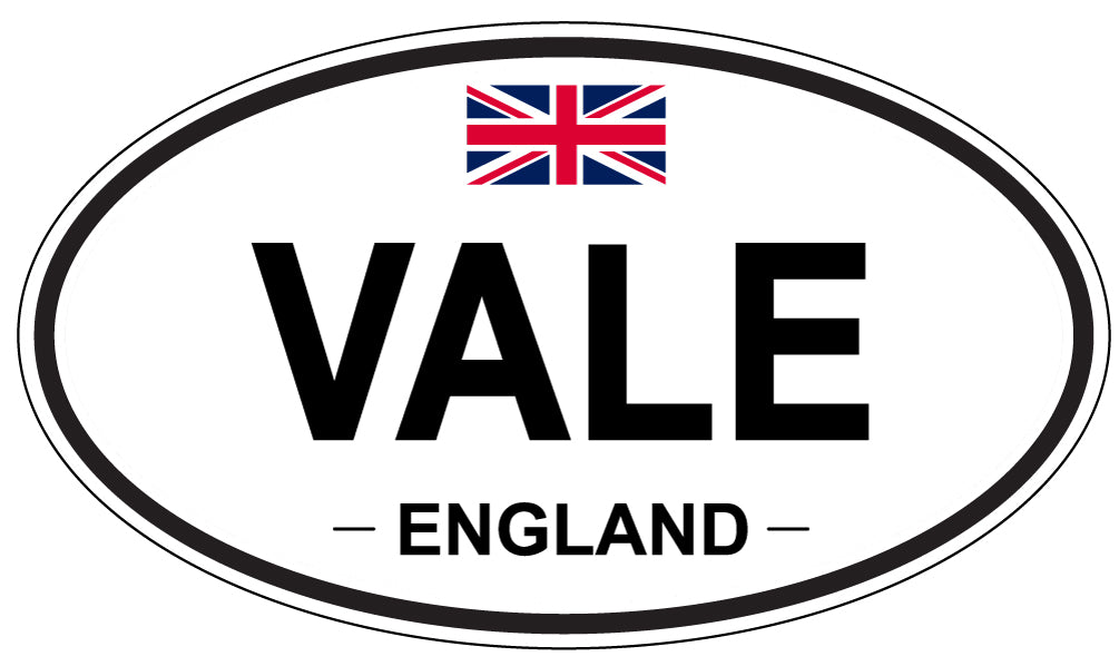 VALE, England - Oval Magnet