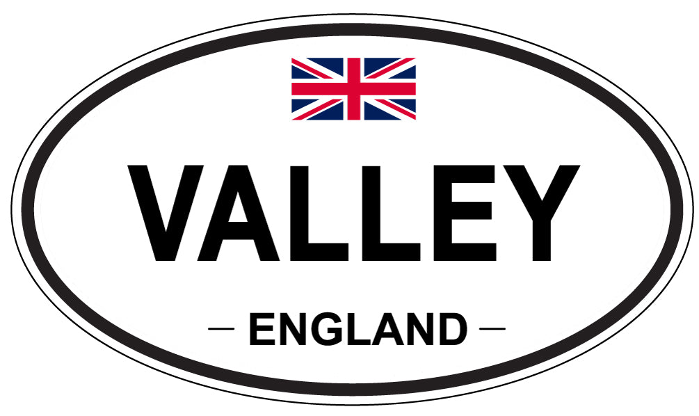 VALLEY, England - Oval Magnet