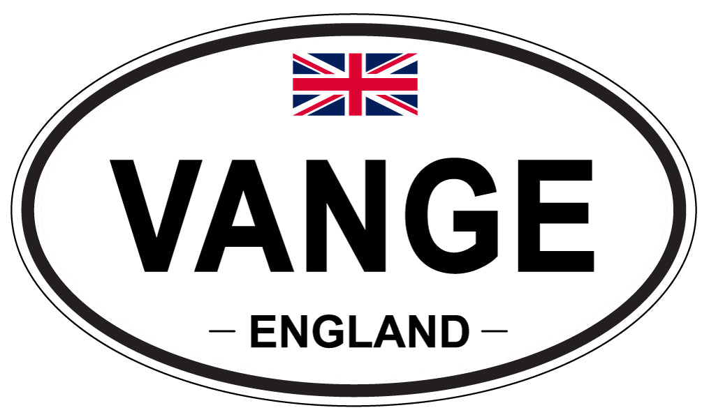 VANGE, England - Oval Magnet