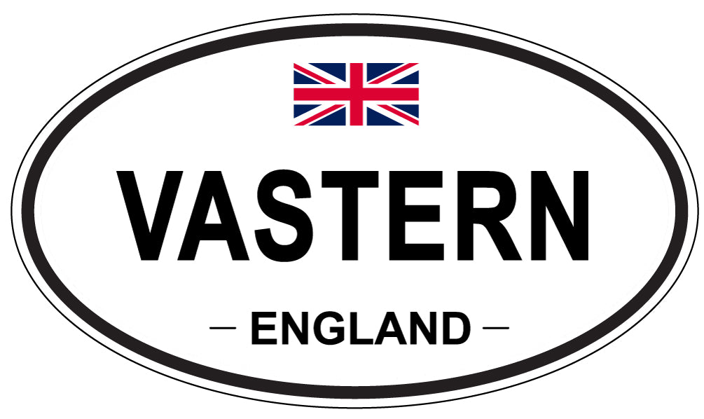 VASTERN, England - Oval Magnet